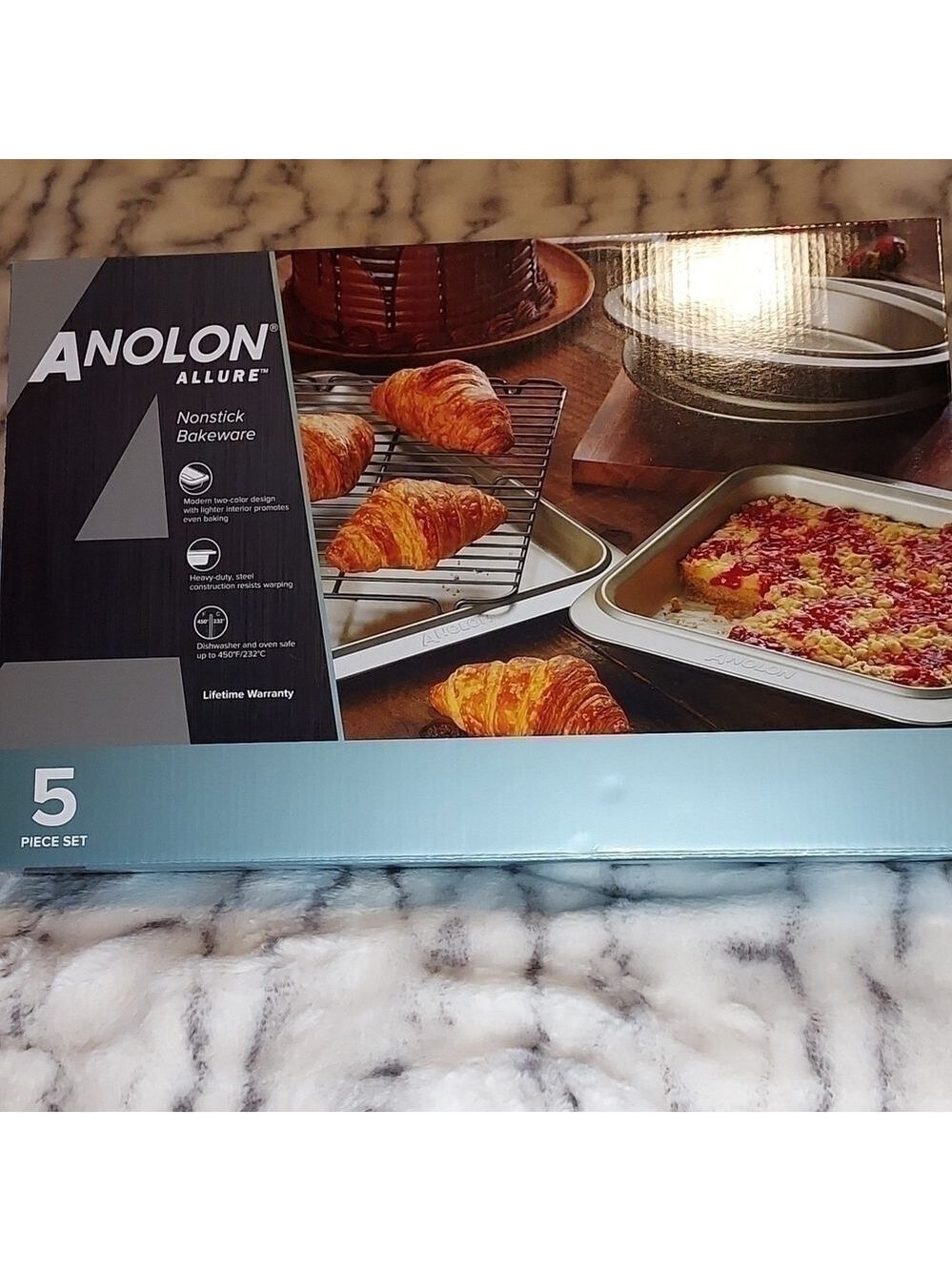 Anolon Allure Nonstick 5 Piece Bakeware Set